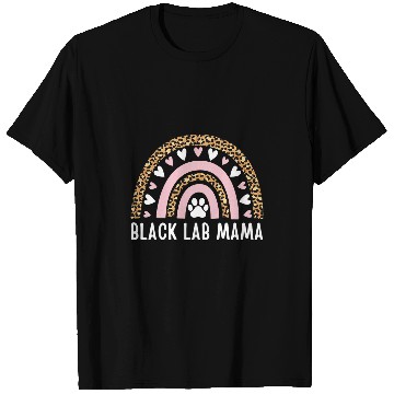 Discover Labrador Lab Dog Black Lab Mama Rainbow Leopard Mothers Day Black Labrador T-Shirts