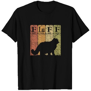 Discover Fluff Cat Periodic Table Elements Cat Lover Cat Scientist 4 T-Shirts