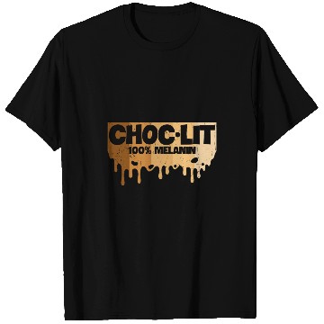 Discover Choc Lit Melanin Queen African Afro Pride Black Historty T-Shirts
