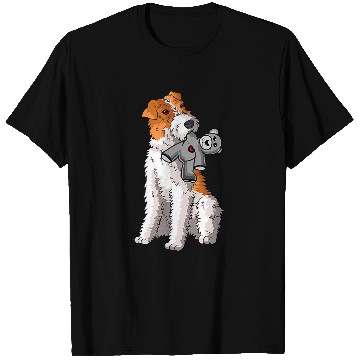 Discover Wire hair fox terrier stuffed animal foxterrier T-Shirts