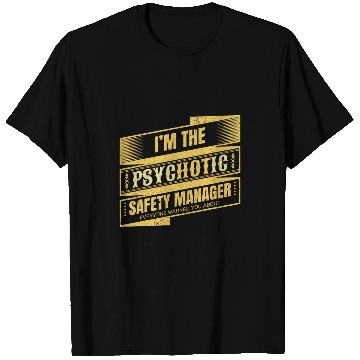 Discover Funny Safety Manager Gift Supervisor Team Leader T-Shirts