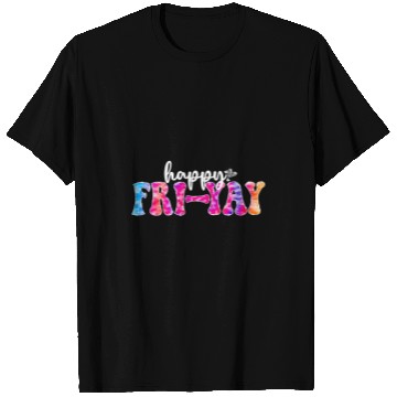 Discover FriYay Tie Dye Funny Groovy Teachers Weekend Vacation Cute T-Shirts