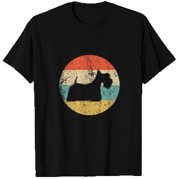 Discover Dog Scottish Terrier vintages Retro Scottie Dog T-Shirts