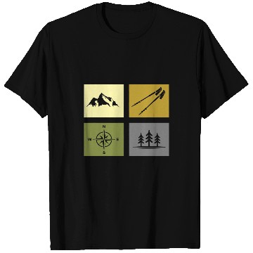 Discover Hiking Hiker Apparel Outdoor Backpacking Hiking 3 Hike T-Shirts