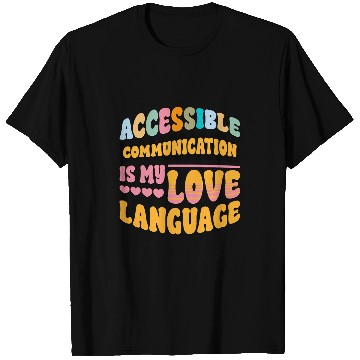 Discover AAC SLP Speech Pathologist Therapy Accessible Communication 1 T-Shirts