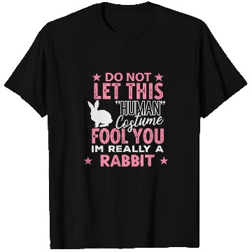 Discover Rabbits Halloween Human Costume Im really Rabbit Funny T-Shirts