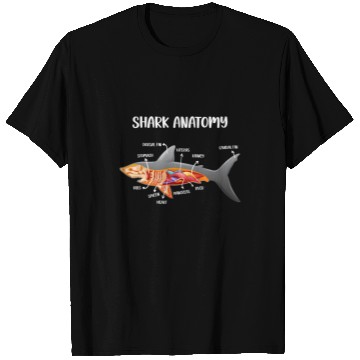 Discover anatomy of a shark anatomical doctor veterinarian medicals T-Shirts