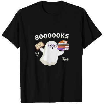 Discover Reading Book Halloween ghosts Reading Books Teacher Librarian Halloween 2 Reader T-Shirts