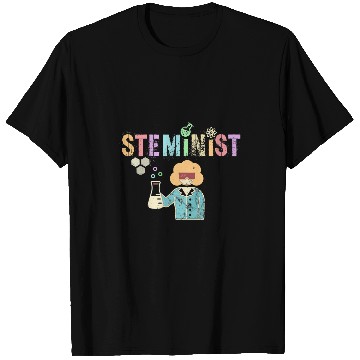 Discover Retro STEMINIST Technology Science STEM Women In Engineering T-Shirts