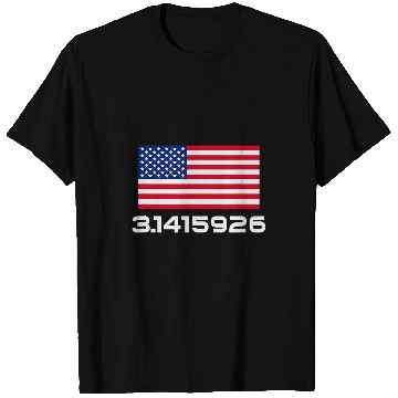 Discover Pi Day 31415926 American flag for teachers or student T-Shirts