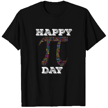 Discover Happy Pi Day mathematics teacher student T-Shirts