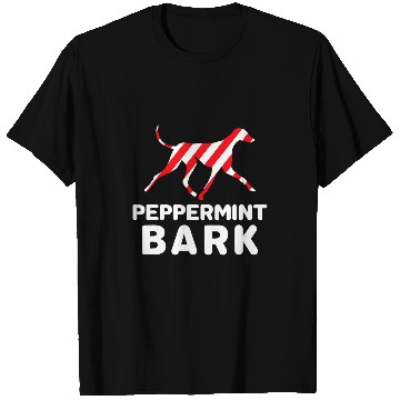 Discover Christmas Dog Peppermint Bark Azawakh Funny T-Shirts