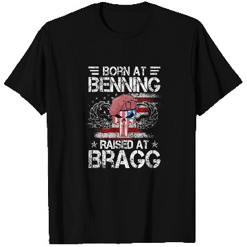 Discover 82nd Airborne Division Born At Ft Benning Raised Fort Bragg 1 T-Shirts
