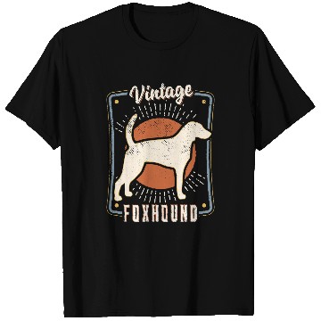 Discover Foxhound vintages Retro Classic Dog Love T-Shirts