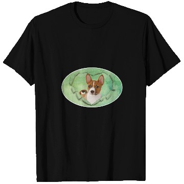 Discover Dog Basenji Watercolor Dog Basenji T-Shirts