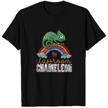 Discover Classroom Chameleon Back To School Class Substitute Teacher T-Shirts