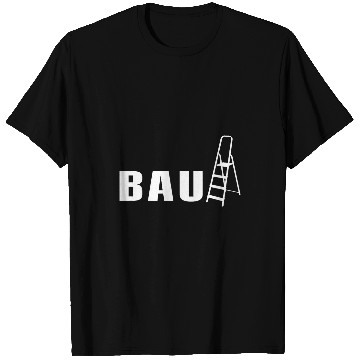 Discover Construction Manager Builder Gift Construction Site Topping Out Ladder T-Shirts