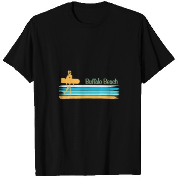 Discover Surf Life Buffalo Beach Paipo Belly Boarding Surfing T-Shirts
