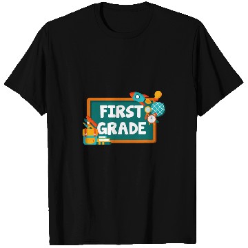 Discover First Grade 1st Grade Teacher Appreciation School T-Shirts