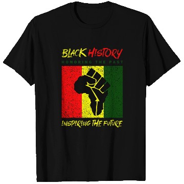 Discover Black History Month Apparel BLM Pro Black Power Fist 3 T-Shirts