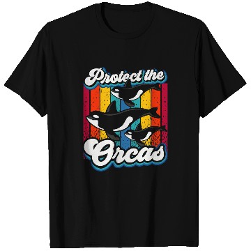 Discover Whales Protect The Orcas Orca Whale Sea T-Shirts