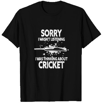 Discover Cricket Fan Funny Cricket Player Saying Cricket Lover 1 T-Shirts