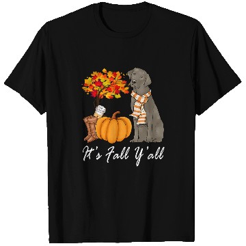 Discover Labrador Lab Dog Its Fall Yall Fall Tees For Women Labrador Silver Lab 3 T-Shirts