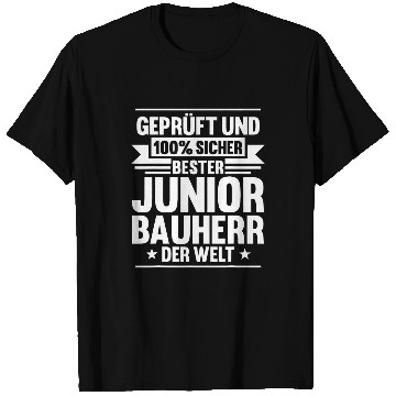 Discover Construction Site House Construction Builder Junior T-Shirts