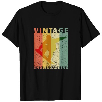 Discover Skiing Ski vintages Snowboarding Jumping Snowboarder T-Shirts