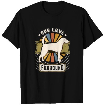 Discover Foxhound vintages Classic Retro Dog Lover T-Shirts