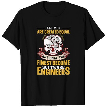 Discover Only The Finest Become Software Engineers Funny T-Shirts