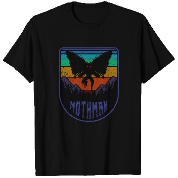 Discover Mothman Cryptid Humanoid Creature Cryptidcore Folklore 78 T-Shirts