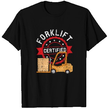 Discover Cool Forklift Operator Driver Trucker Forklift T-Shirts