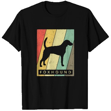Discover Foxhound Dog Retro Vintage T-Shirts