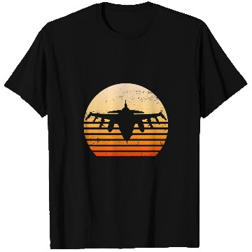 Discover Retro vintages Pilot Fighter Jet 1 T-Shirts