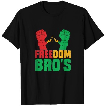 Discover Freedom Bros African American Black History Juneteenth T-Shirts