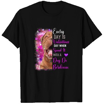 Discover Womens Dog De Bordeaux Mom Funny Valentines Day Dog Lovers T-Shirts