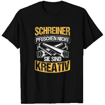 Discover Woodworking Puschen Not Creative Carpenter T-Shirts