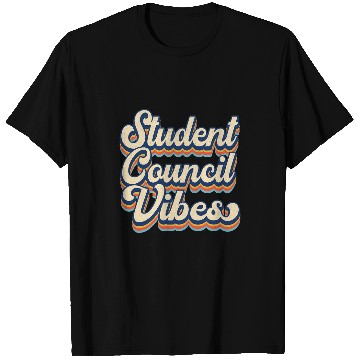 Discover Retro vintages Student Council Vibes School Student Council T-Shirts
