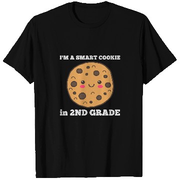 Discover Smart Cookie Funny Second Grade Back To School Student T-Shirts