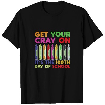 Discover Funny School Celebration Teacher Gift 100 Days Of School T-Shirts