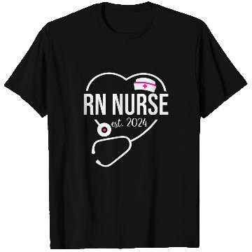 Discover RN nurses Est 2024 Registered nurses Graduation New RN nurses T-Shirts