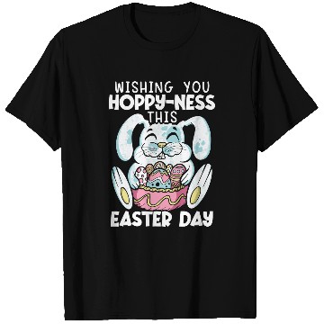 Discover Rabbits Easter Bunny Egg Hunting T-Shirts