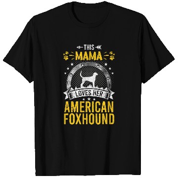 Discover This Mama Loves Her American Foxhound Dog Lover T-Shirts