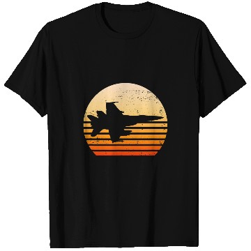Discover Retro vintages Pilot Fighter Jet 2 T-Shirts
