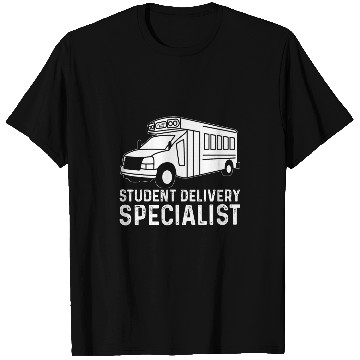 Discover Funny Student Delivery Specialist Yellow School Bus Driver T-Shirts