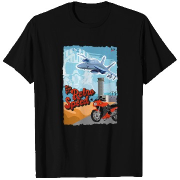 Discover Retro Speed F14 fighter jet fighter pilot Ninja 900 buzz T-Shirts