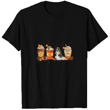 Discover Pumpkin Spice Latte Shih Tzu Fall Autumn Thanksgiving T-Shirts