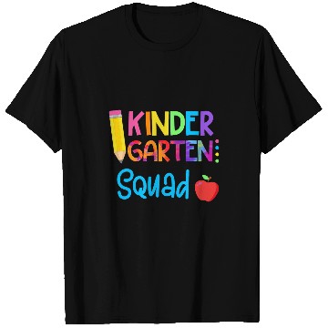 Discover Kinder Squad Kindergarten Teacher Kids Back School 1st Day T-Shirts