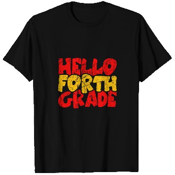 Discover Hello Fourth Grade BacktoSchool Academic Teacher Student T-Shirts